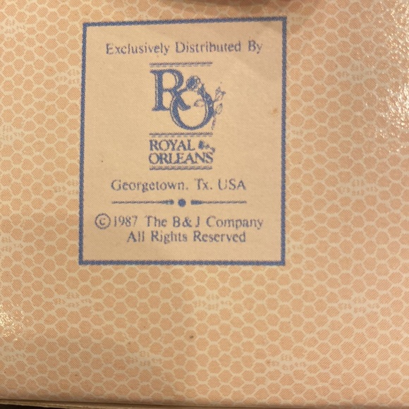 1988 Jan Hagara Vintage Porcelain Figurine "Parry" Hanging Mini Ornament O22334 - Picture 8 of 9